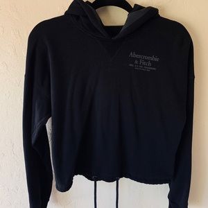 ABERCROMBIE & FITCH Cropped Fleece Hoodie